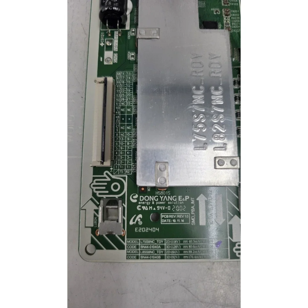SAMSUNG LED DRIVER BOARD QN75Q80TAFXZA PN: BN44-01040A